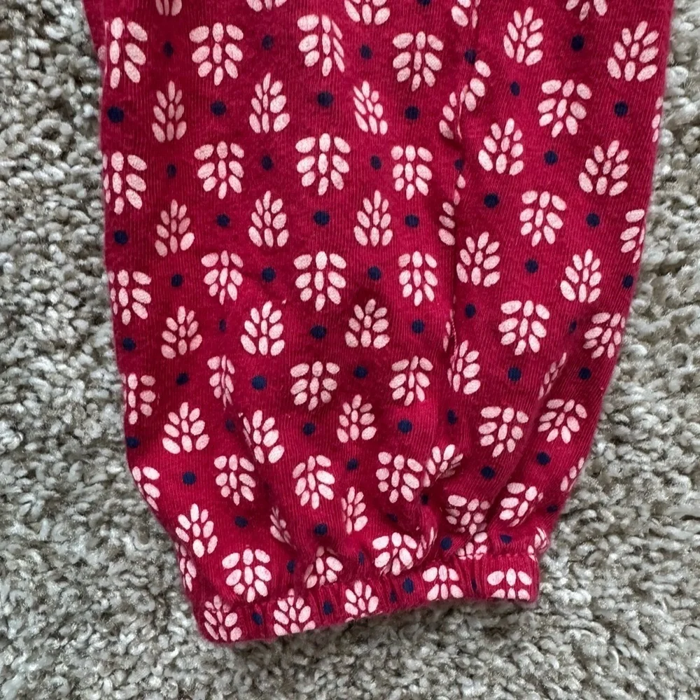 Carter's Red Jumpsuit Playful Polka Dot Design